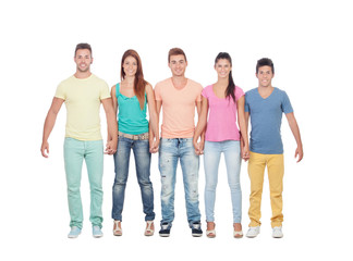 Obraz premium Casual group of friends