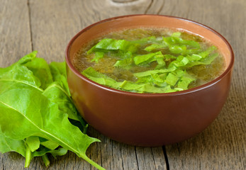 Sorrel soup