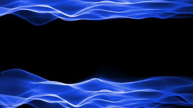 abstract blue background, soft motion flowing animation