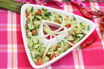 Gurkensalat mit Dill