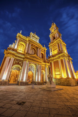 Fototapeta premium San Francisco in the city of Salta, Argentina