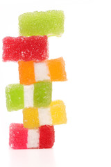 Spyral colorful jelly candies
