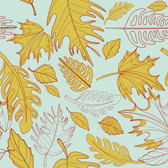 seamless autumn pattern