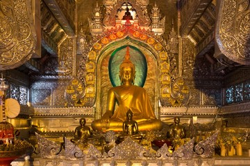 Gilded Buddhist temple