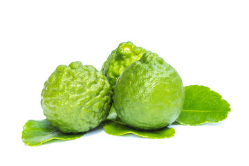 Fototapeta premium Bergamot isolated white background.