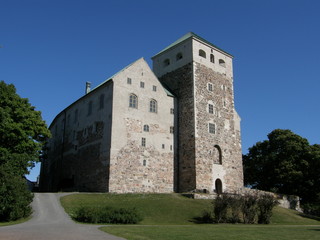 Fototapeta na wymiar 13-wieczny zamek w Turku (Abo), Finlandii