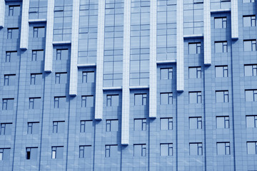 windows on the high rise building