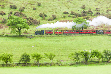 steam train, Talyllyn Railway, Wales