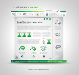 Quality clean web elements for blog and sites. I