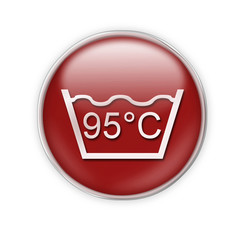 95 Grad Waschsymbol