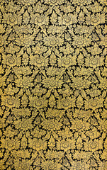 Thai art gold painting pattern