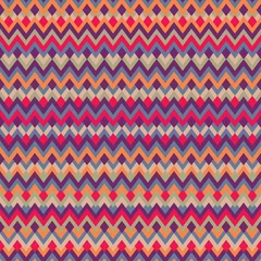 Meubelstickers Zigzag Abstract naadloos patroon