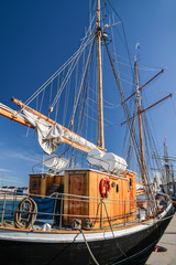 Großes, altes Segelschiff