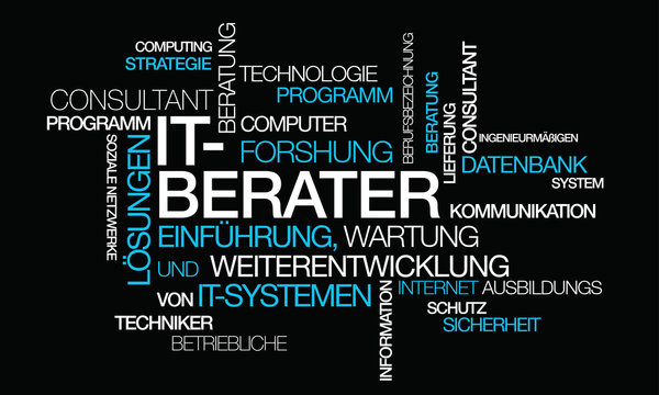 IT-Berater IT-Consultant Weiterentwicklung Systemen tag cloud