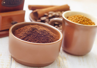 different kind of coffee