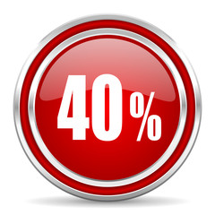 40 percent icon