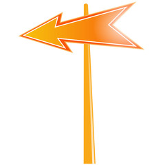 road sign left turn