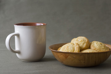 Homemade cookies in a plate