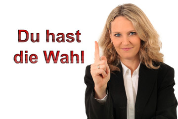 Du entscheidest