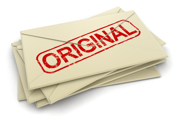 Original letters  (clipping path included)