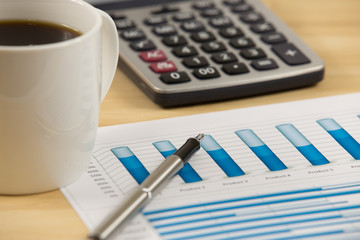 Business report analysis on table