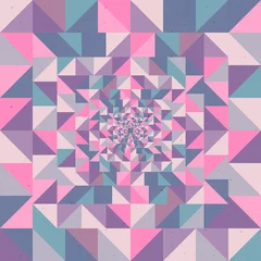 Foto op Plexiglas Zigzag Vintage herfst driehoeken naadloze patroon achtergrond. EPS10-bestand