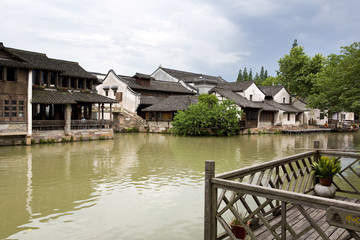 Fototapeta na wymiar Ancient wody miasta Wuzhen, Chiny