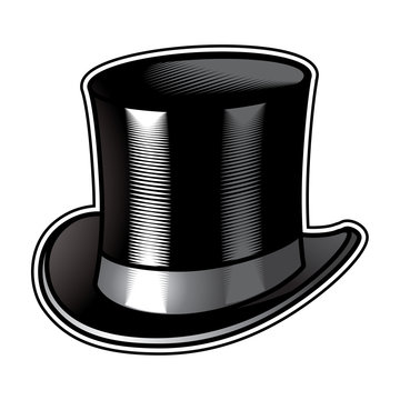 recommend clip art: Top Hat men clothing retro fashion gentleman