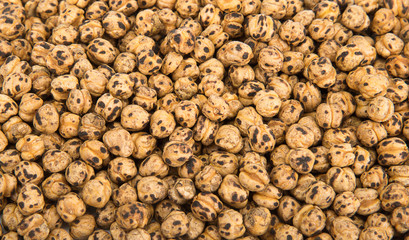 Roasted chickpea background