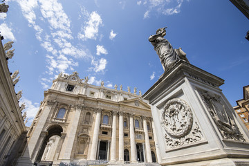 Fototapeta na wymiar Bazylika Świętego Piotra, Rzym, Włochy