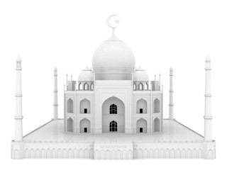 beautiful white mosque