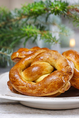 Christmas pretzel