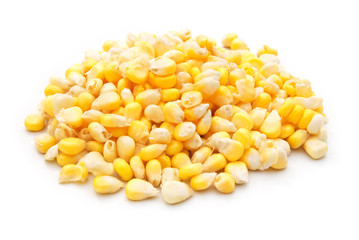 corn on a white background