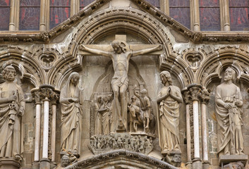 Cathedral in Trondheim Norway