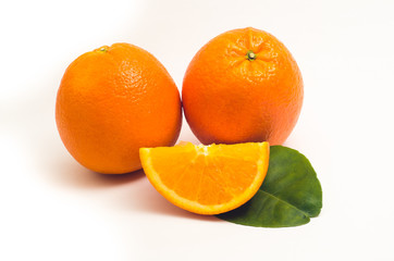Orange isolated on white background