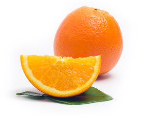 Orange isolated on white background