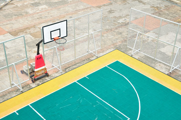 Basket ball court outdoor, street basketball