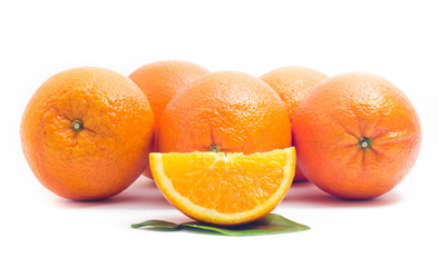 Orange isolated on white background