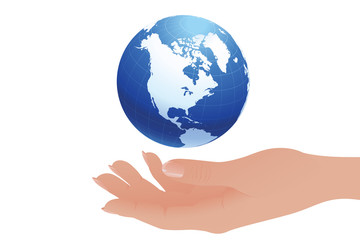 The global on the hand