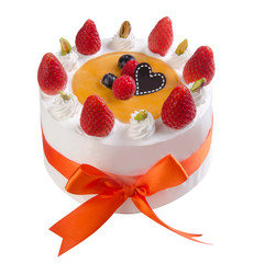 cake, Ice-cream cake on background