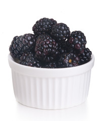 blackberry isolated on a white background