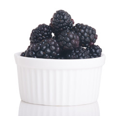 blackberry isolated on a white background