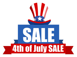 4th of July Sale banner