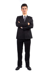 Business man isolated on white background  