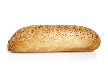 Mini French bread baguette with sesame seeds