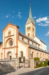 Fototapeta na wymiar Parish Church and Basilica of Radstadt