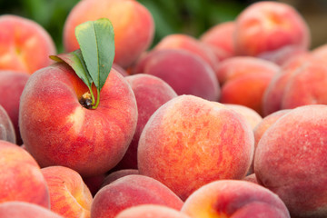 Peach fruits