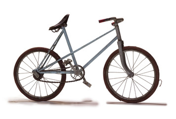 Fototapeta premium Old bike in studio