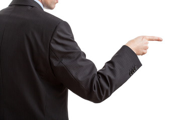 Businessman's command