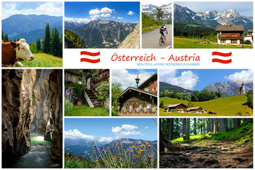 Alpine sceneries in Austria